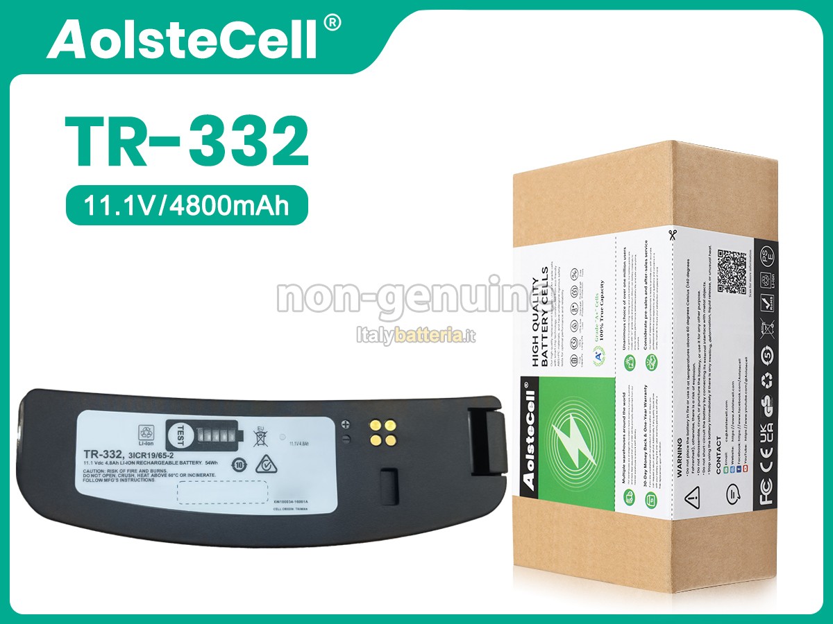 Batteria per 3M VERSAFLO TR-315