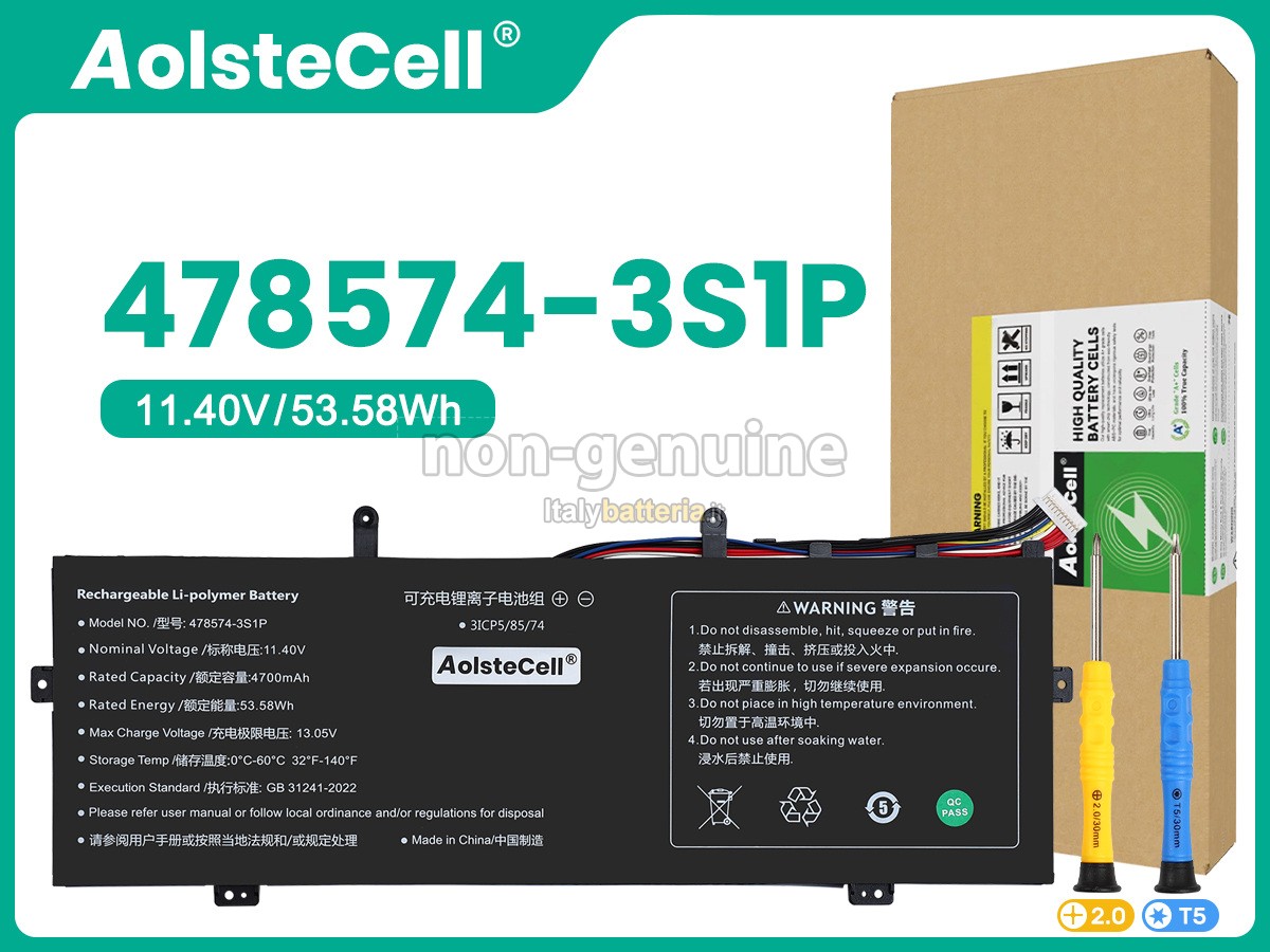 Batteria per Gateway 478574-3S1P