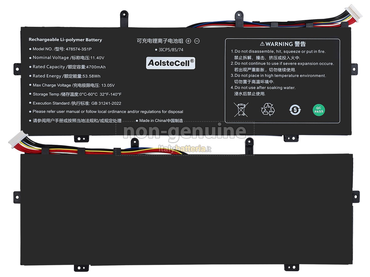 Batteria per Gateway 478574-3S1P