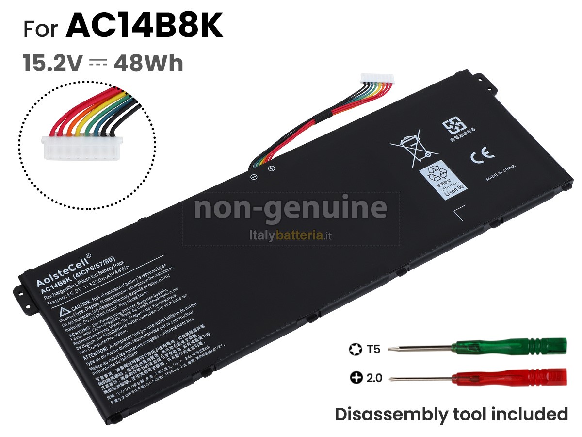 Batteria per portatile Acer Aspire R7-371T-70NC
