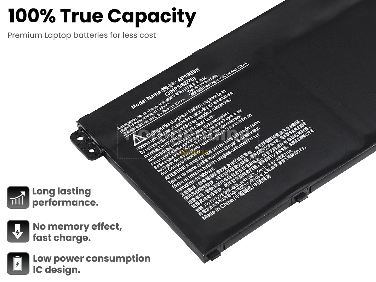 Batteria per portatile Acer AP19B8K