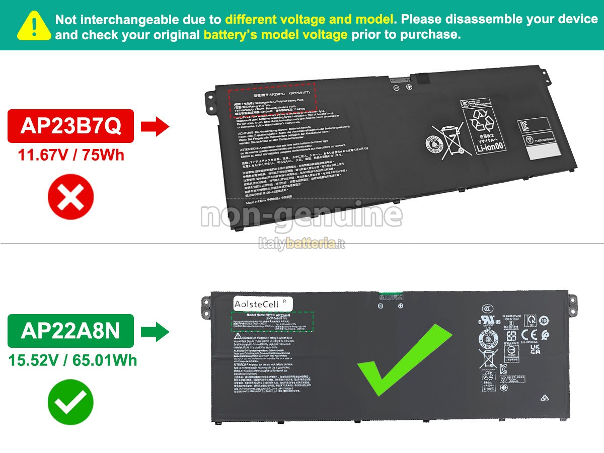 Batteria Acer SWIFT 14 AI SF14-61T-R64E
