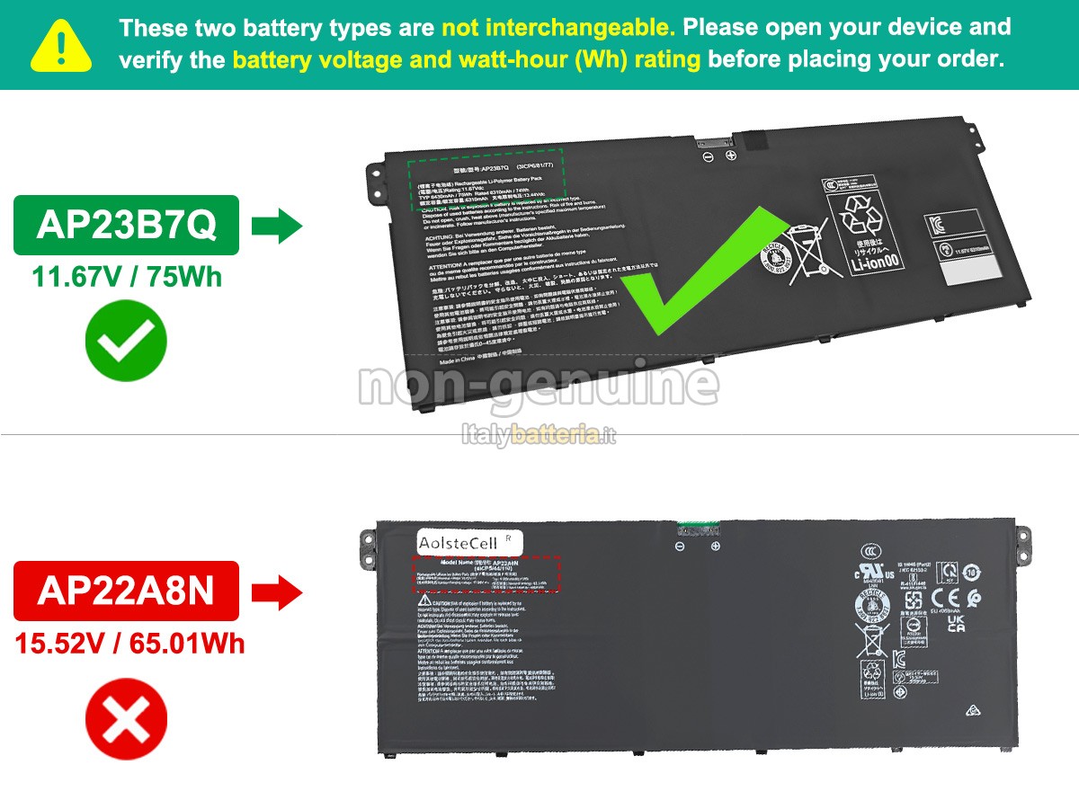 Batteria Acer SWIFT 14 AI SF14-61T-R64E