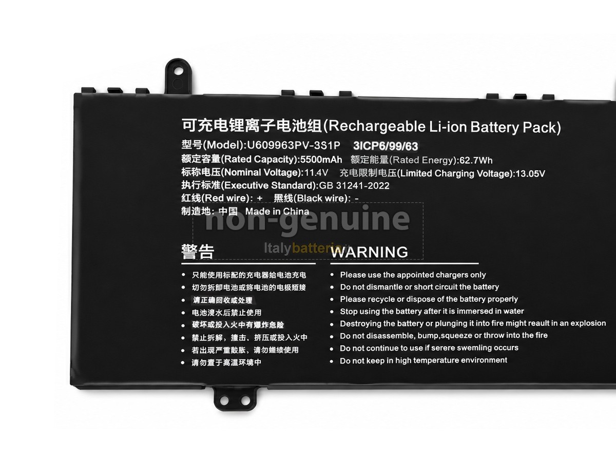 Batteria Acer U609963PV-3S1P