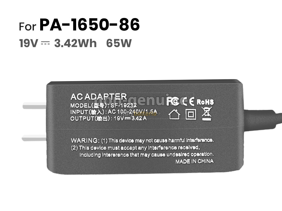 Adattatore per Acer SADP-65KB