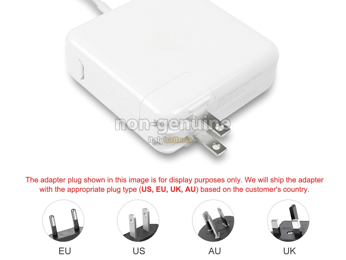 Adattatore per Apple 85W 20V-4.25A MAGSAFE 2