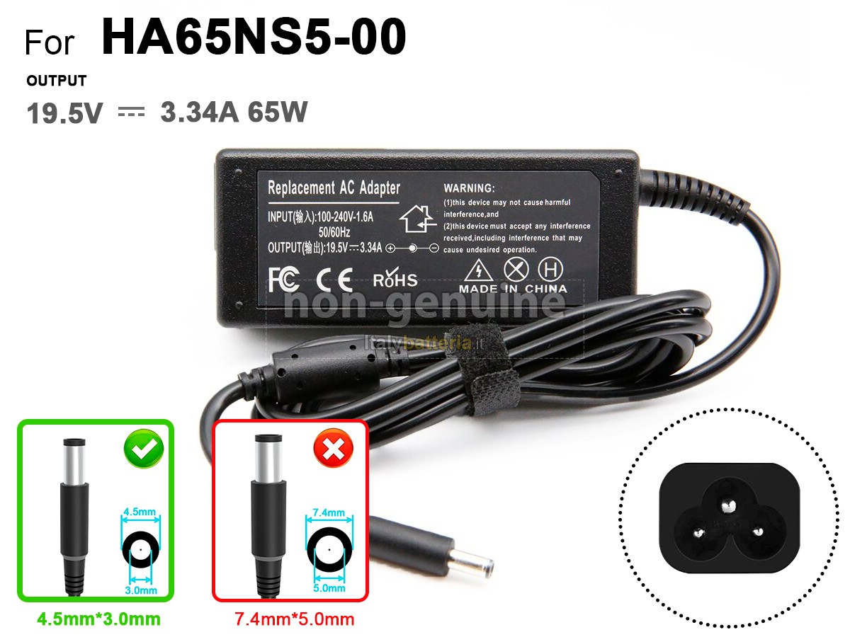 Adattatore per Dell PA-12 ALA65NS2-01