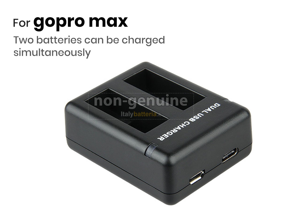 Adattatore per GoPro DUAL BATTERY CHARGER