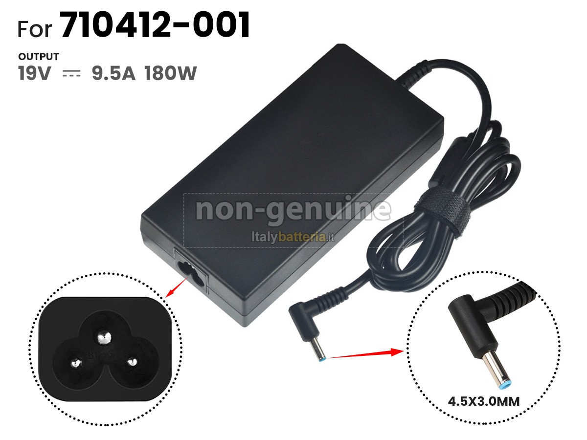 Adattatore per HP 180W 19V-9.5A 100-240V~2.0A 50/60HZ
