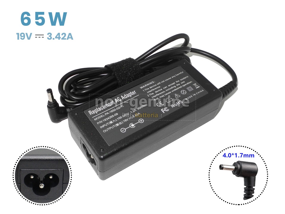 Adattatore per Huawei 19V 3.42A 65W 4.0*1.7MM