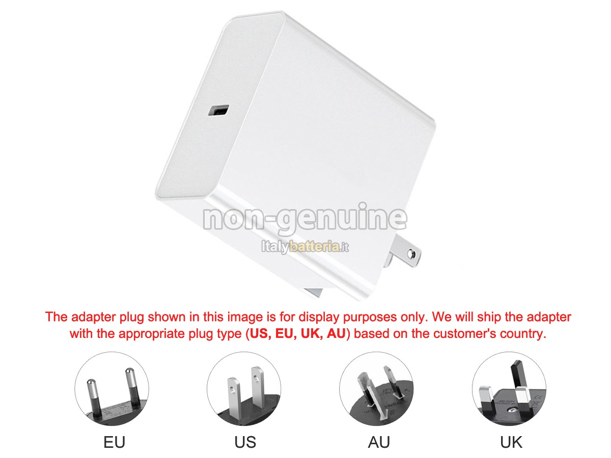 Adattatore per Huawei 20V 3.25A 65W USB-C US PLUG