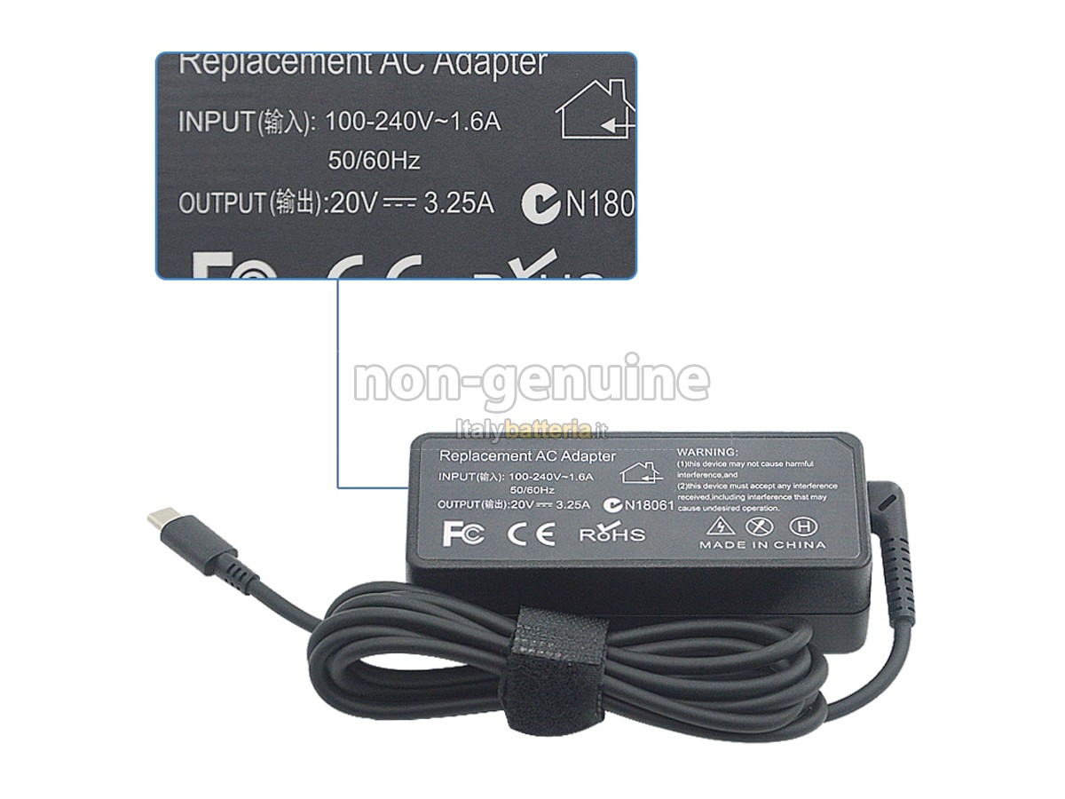 Adattatore per Lenovo ADLX65YLC3A