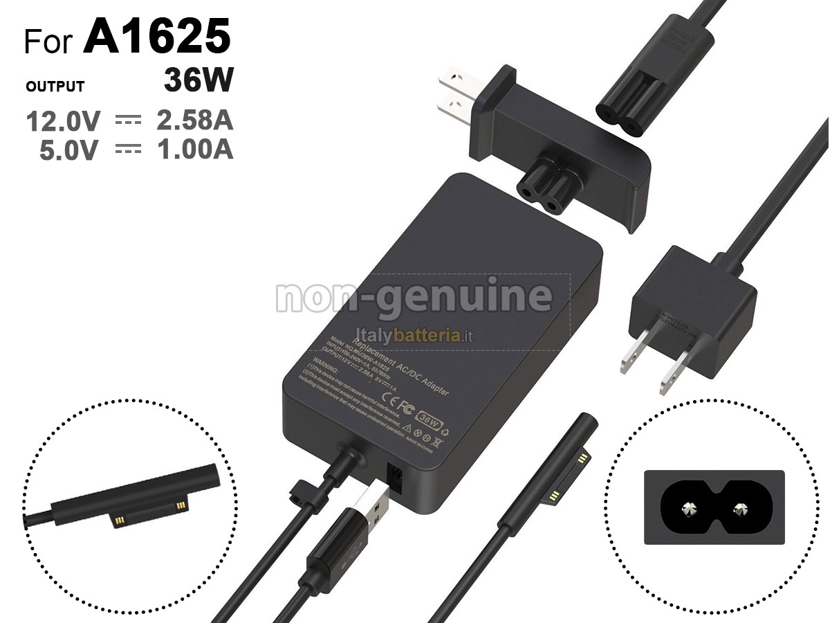 Adattatore per Microsoft 36W 12V 2.58A