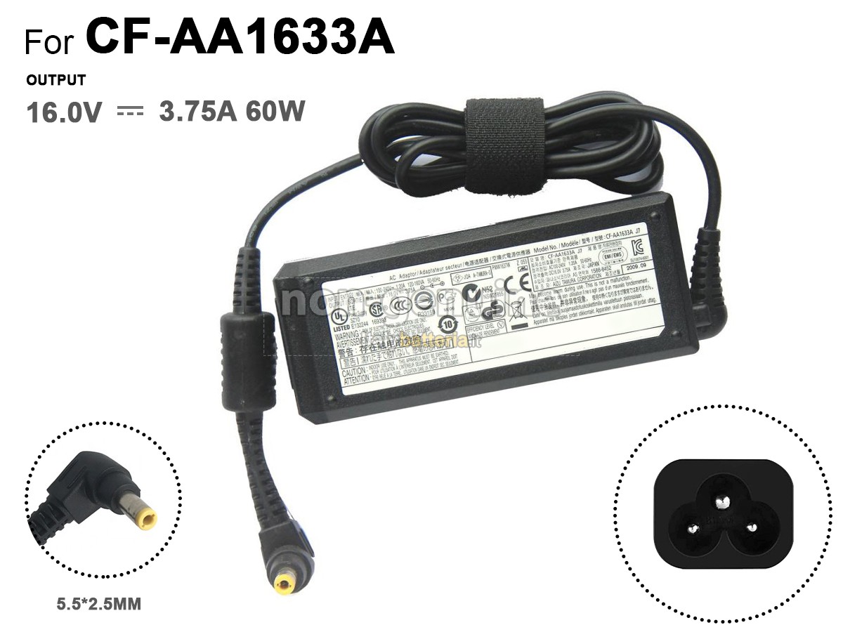 Adattatore per Panasonic CF-AA6282AJS