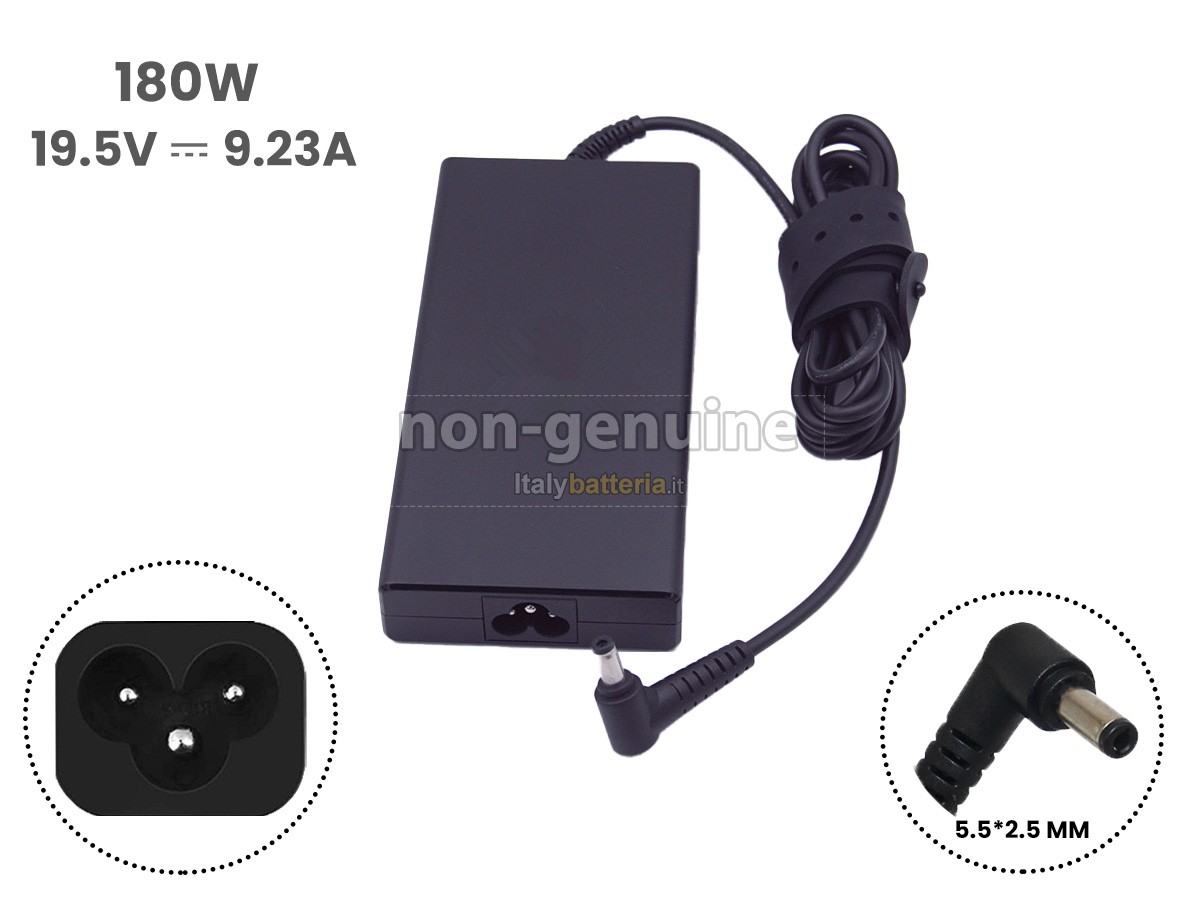 Adattatore per Razer 180W 19.5V 9.23A 5.5*2.5MM