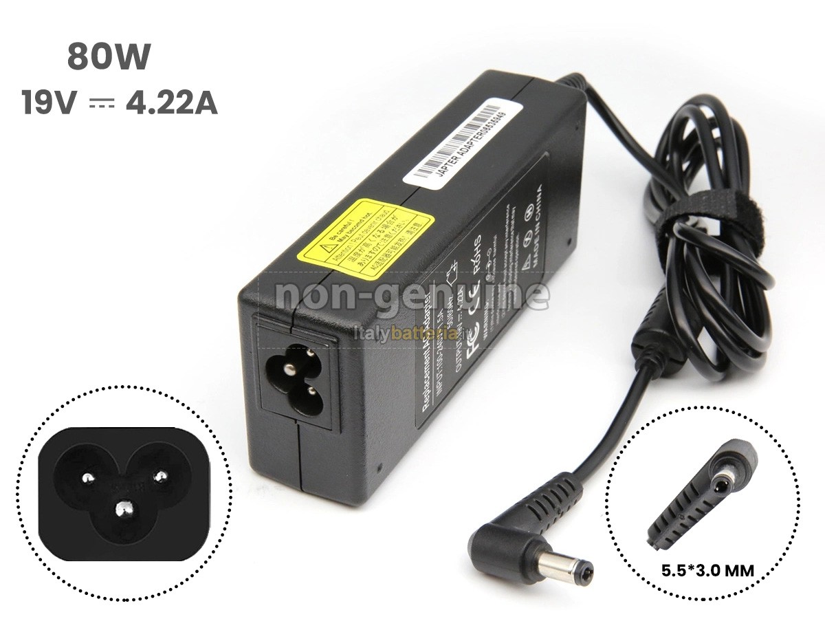 Adattatore per Samsung 19V 4.22A 80W 5.5*3.0MM