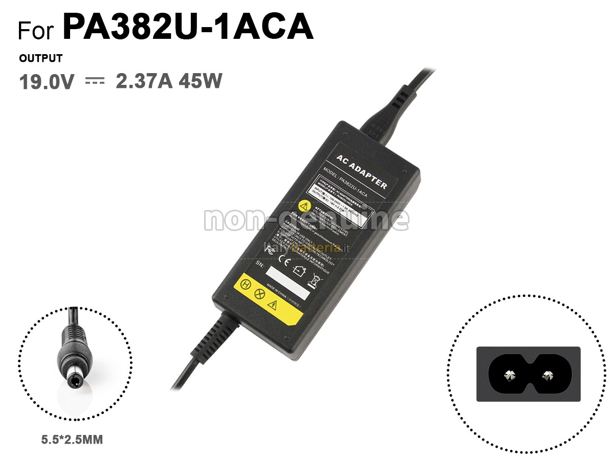 Adattatore per Toshiba PA3822U-1ACA