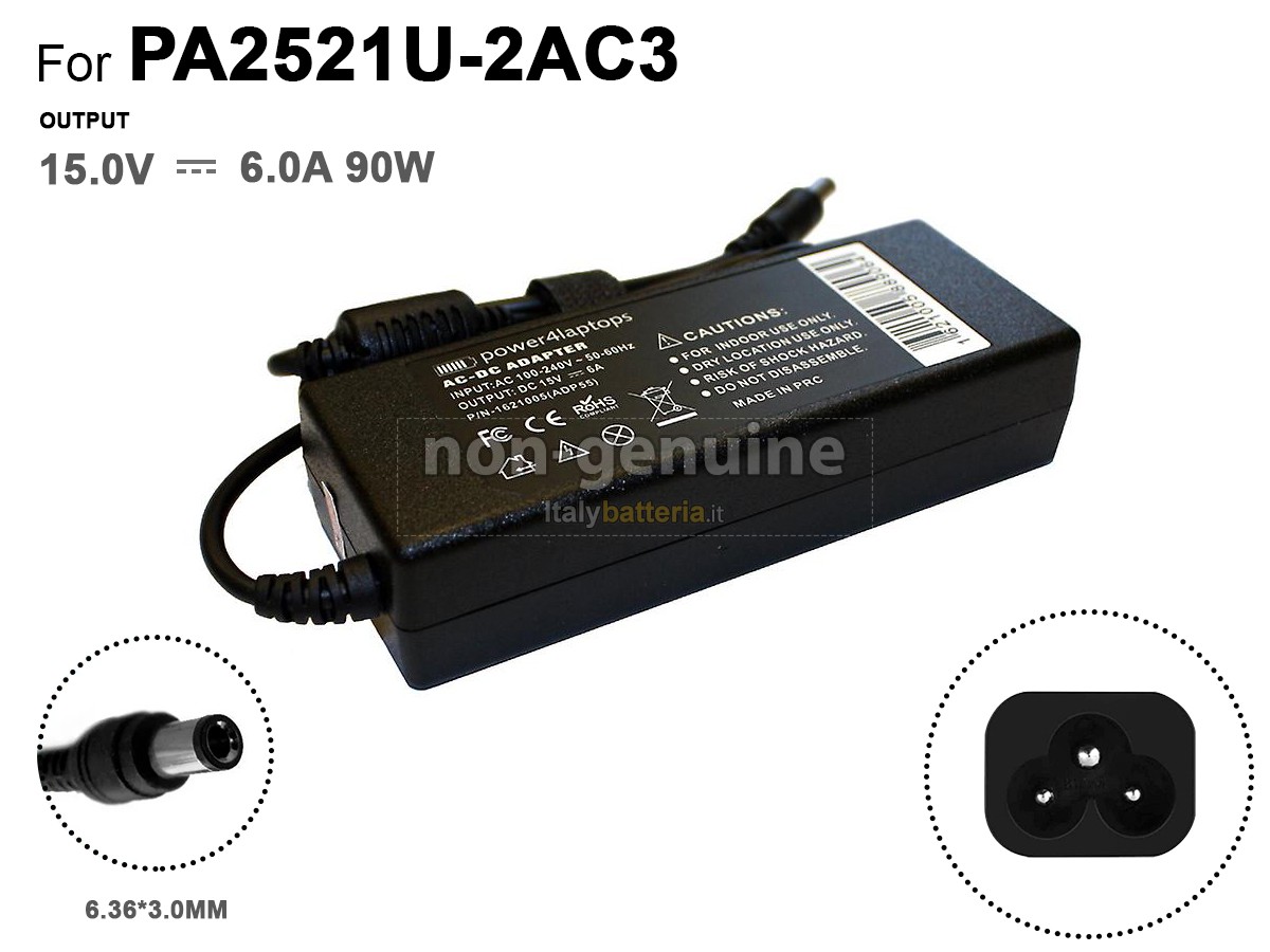 Adattatore per Toshiba PA2521U-3ACA