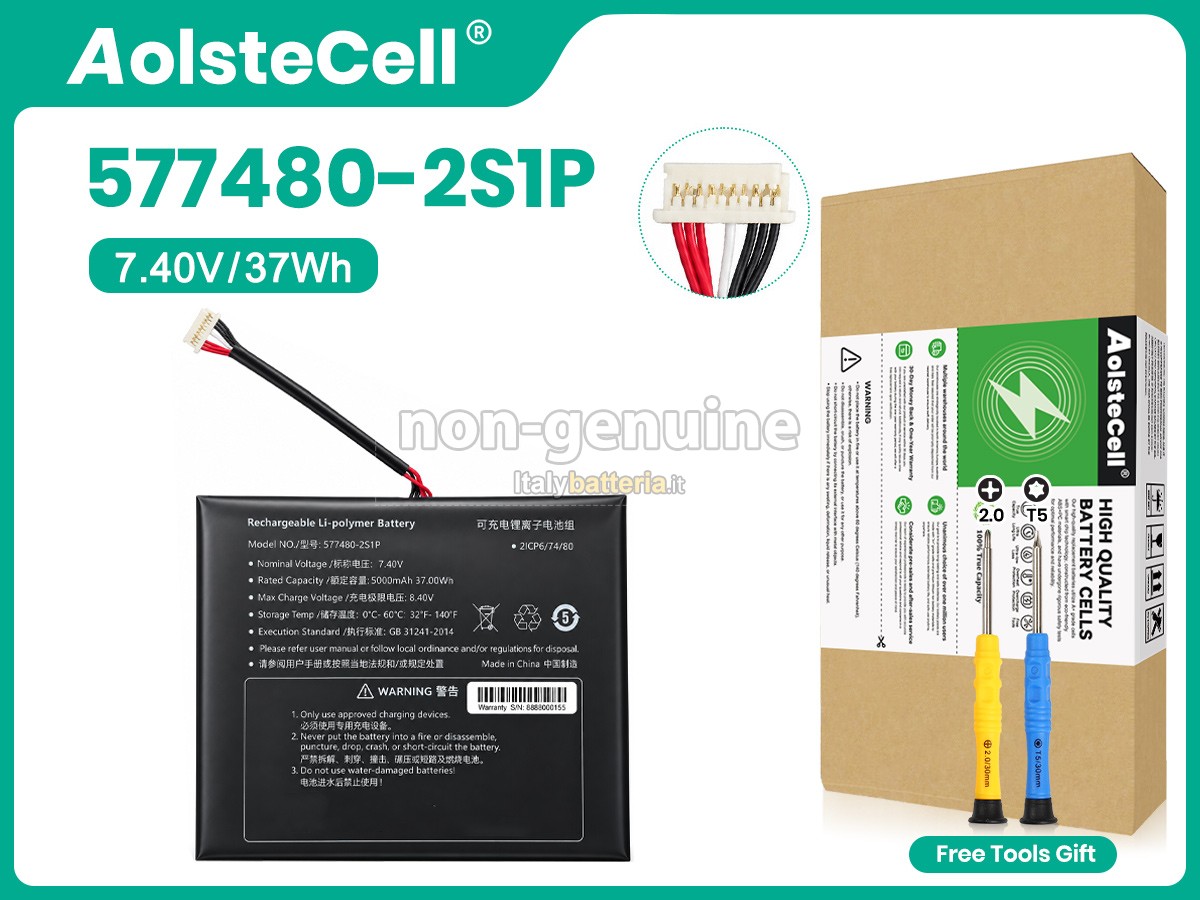 Batteria AolsteCell 577480-2S1P