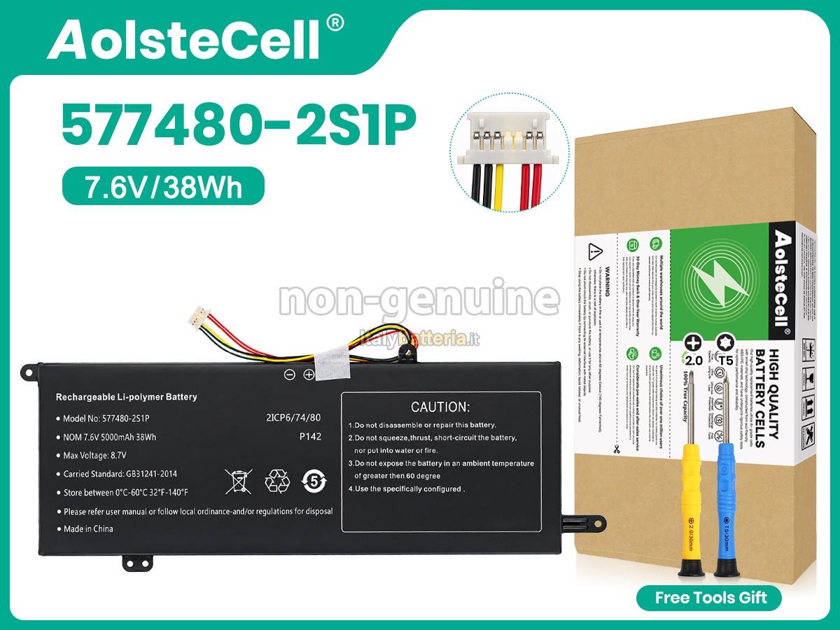 Batteria AolsteCell 577480-2S1P