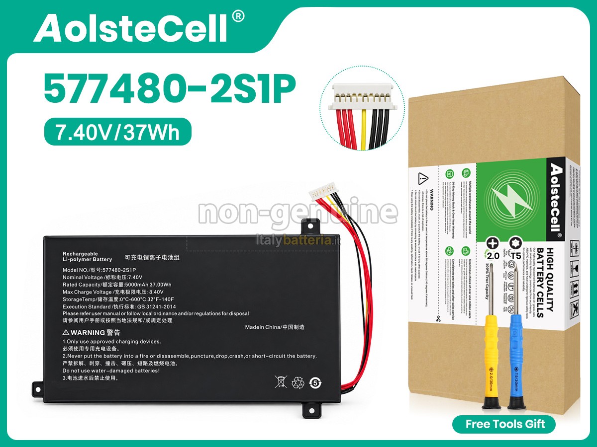 Batteria AolsteCell 577480-2S1P