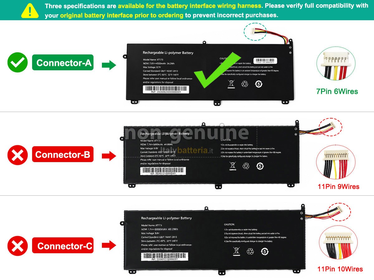 Batteria AolsteCell XT173