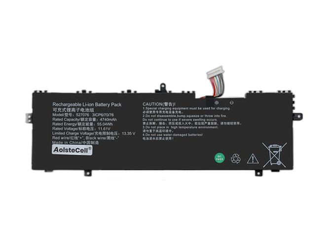 AolsteCell 527076 batteria