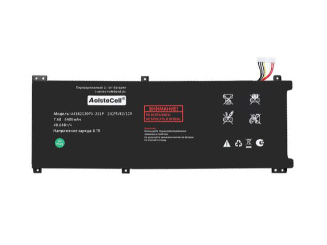 AolsteCell U4382120PV-2S1P batteria