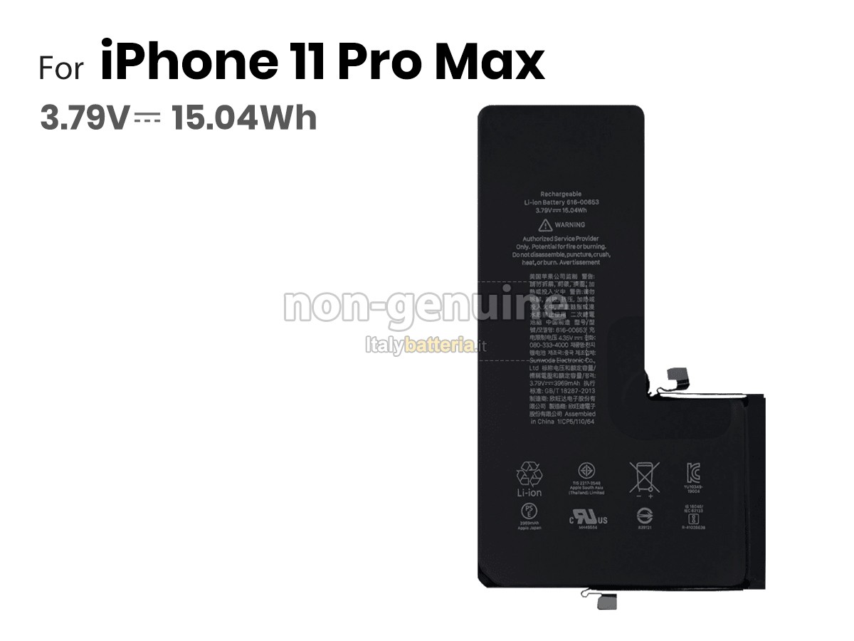 Batteria per Apple 616-00653