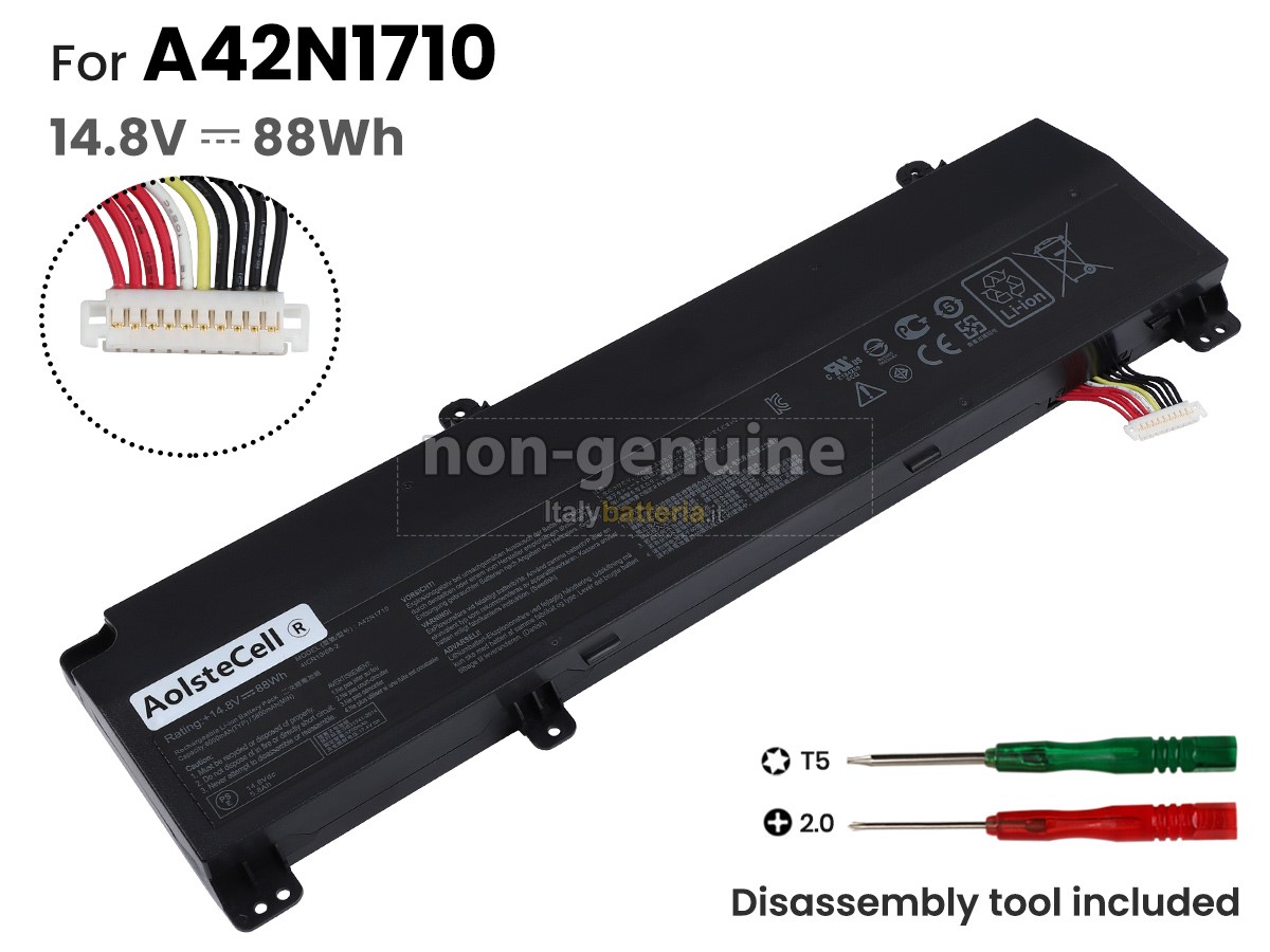 Batteria per portatile Asus Rog STRIX GL702VI-BA036T