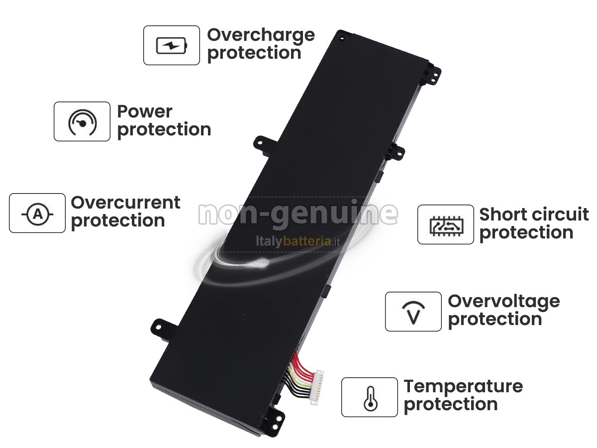 Batteria per portatile Asus Rog STRIX GL702VI-BA036T