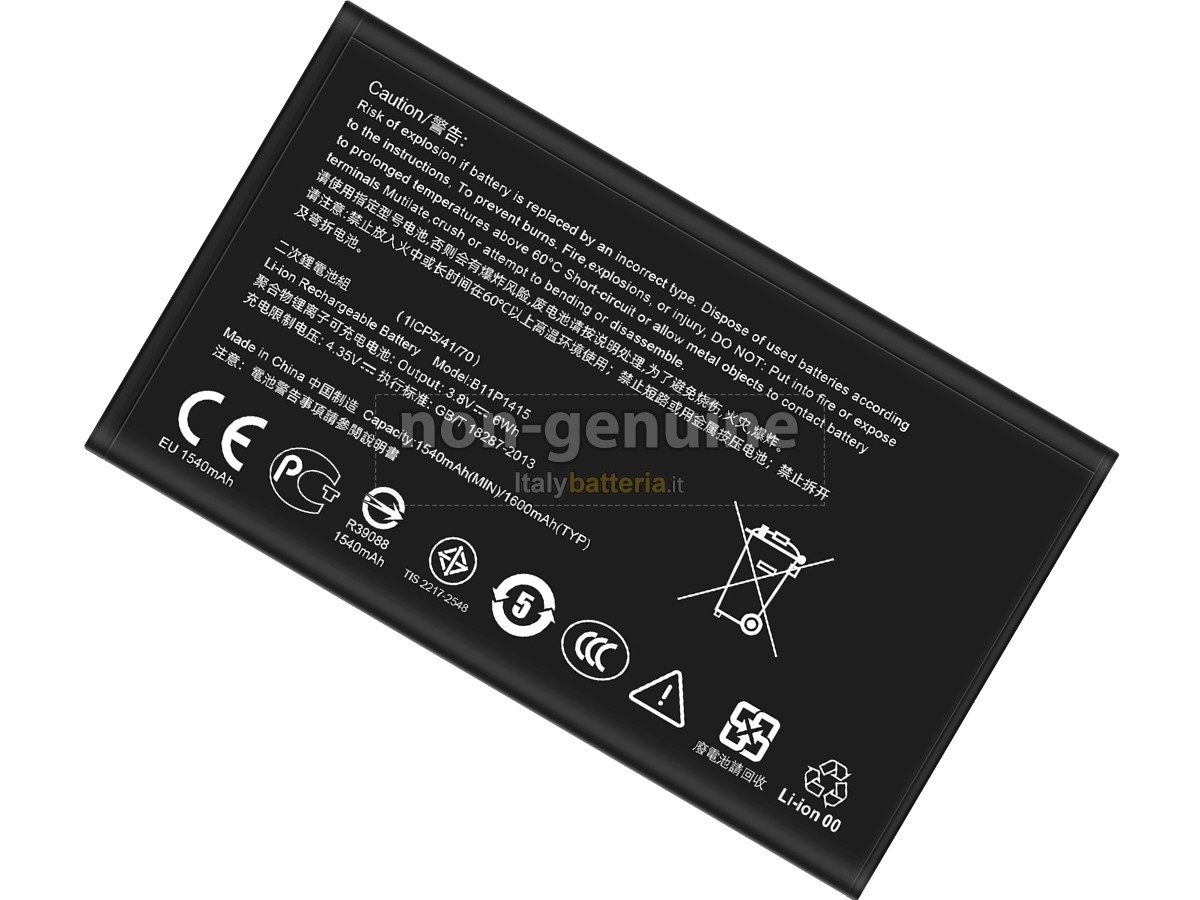 Batteria Asus ZC451TG