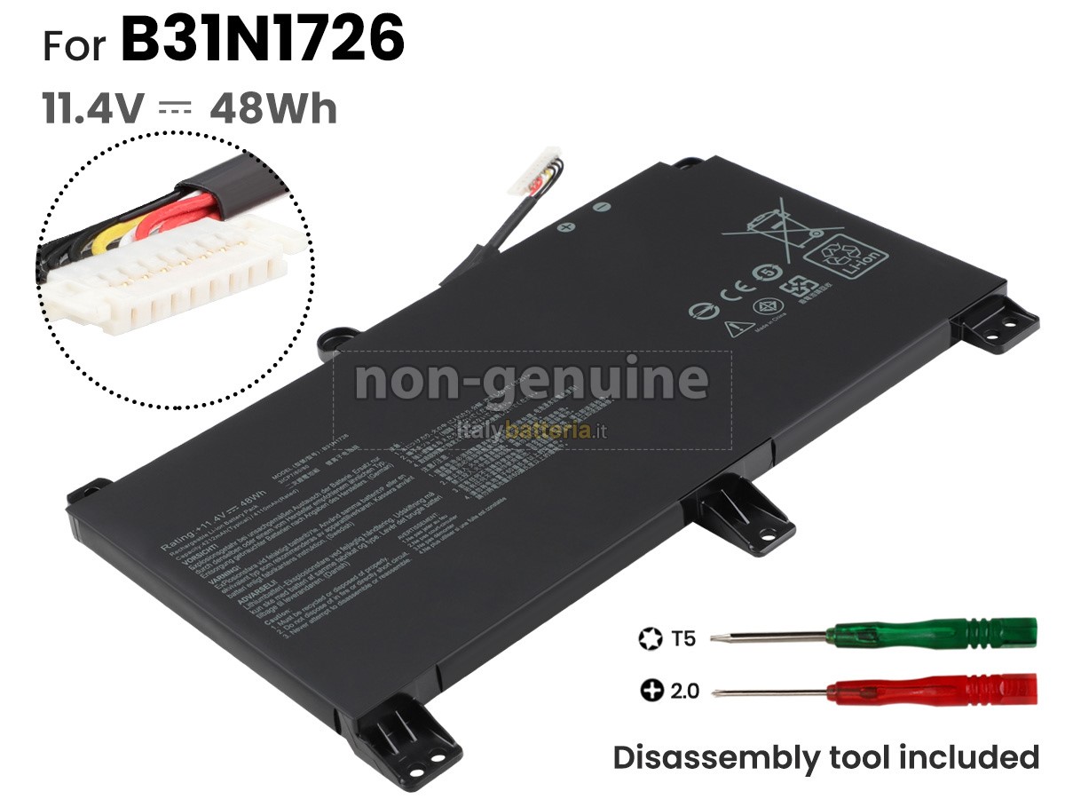 Batteria per Asus B31N1726-LONG