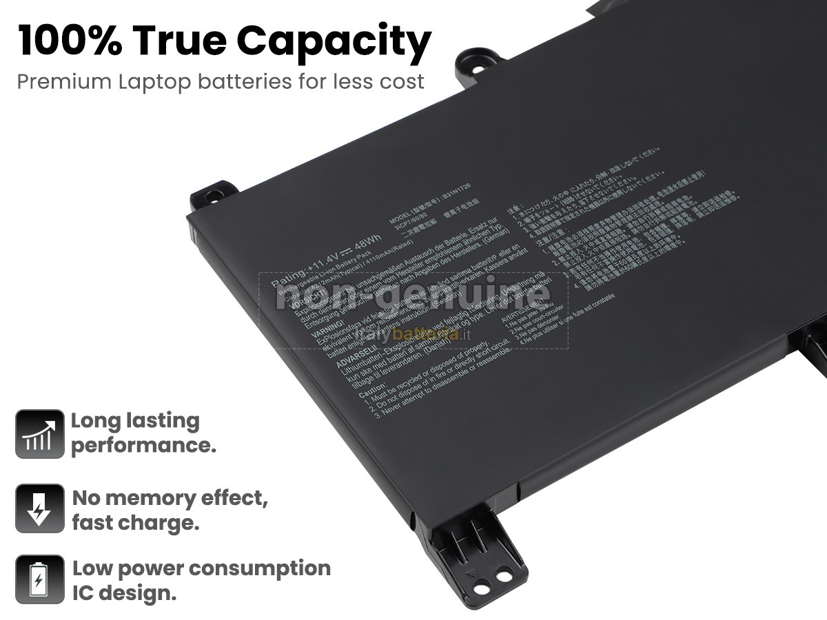 Batteria per Asus B31N1726-LONG