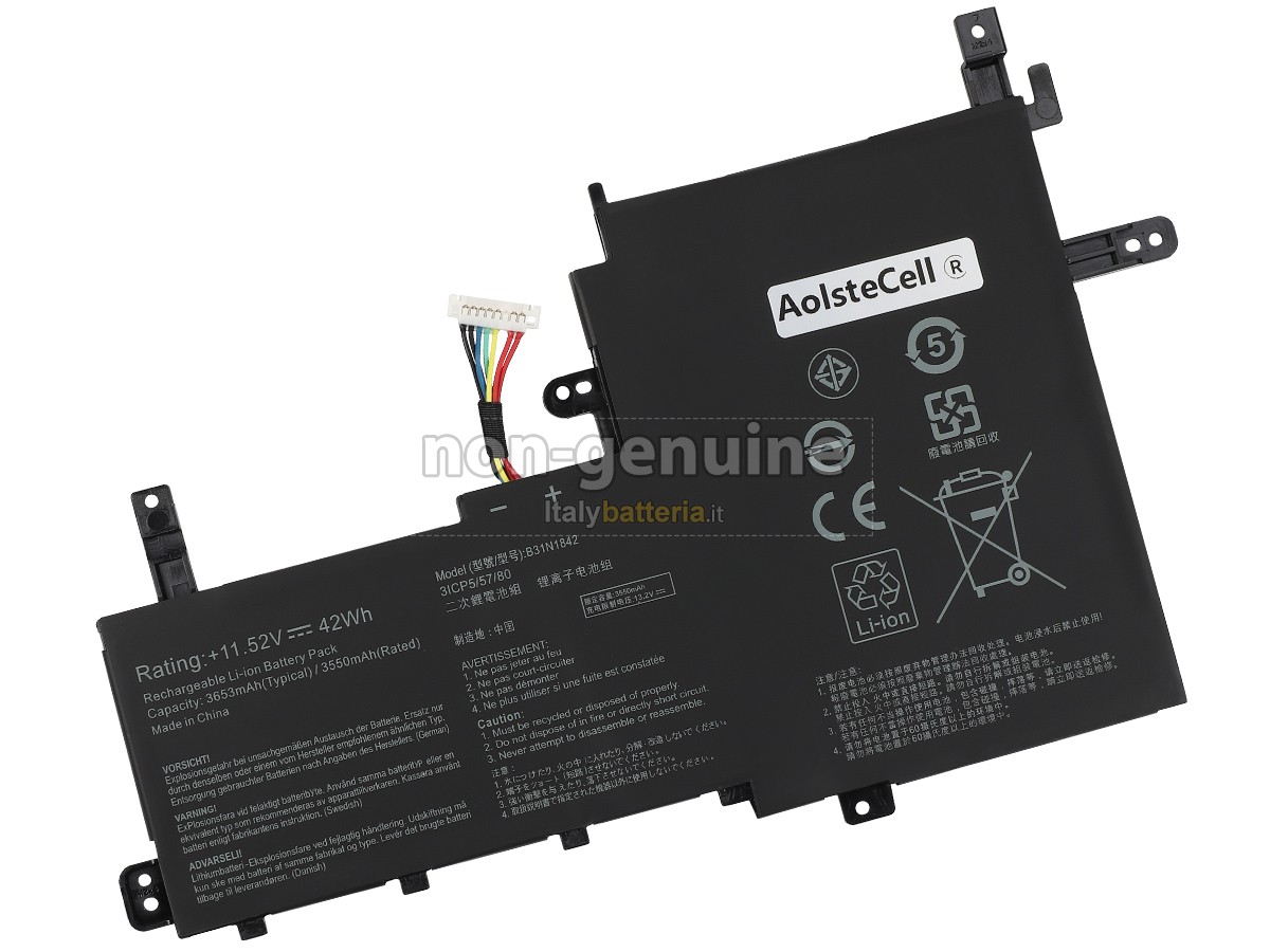 Batteria per portatile Asus VivoBook S15 S531FA