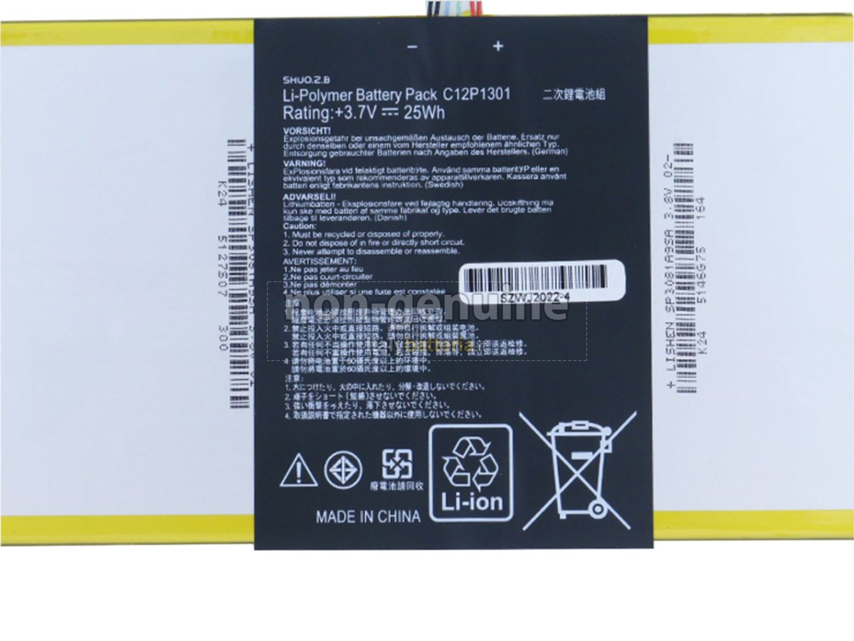 Batteria per Asus MEMO Pad KOOA(ME302C)