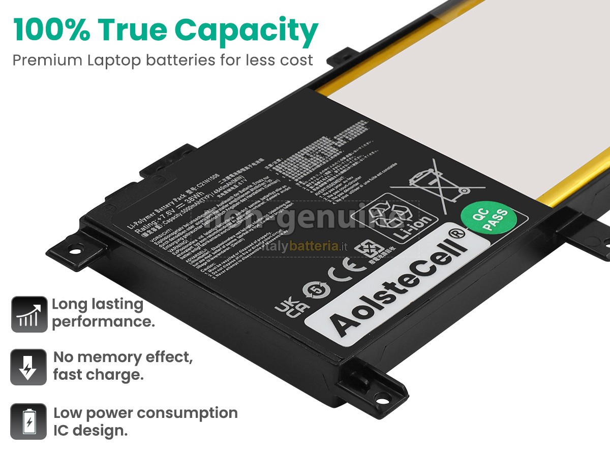 Batteria per Asus X456UB-1B