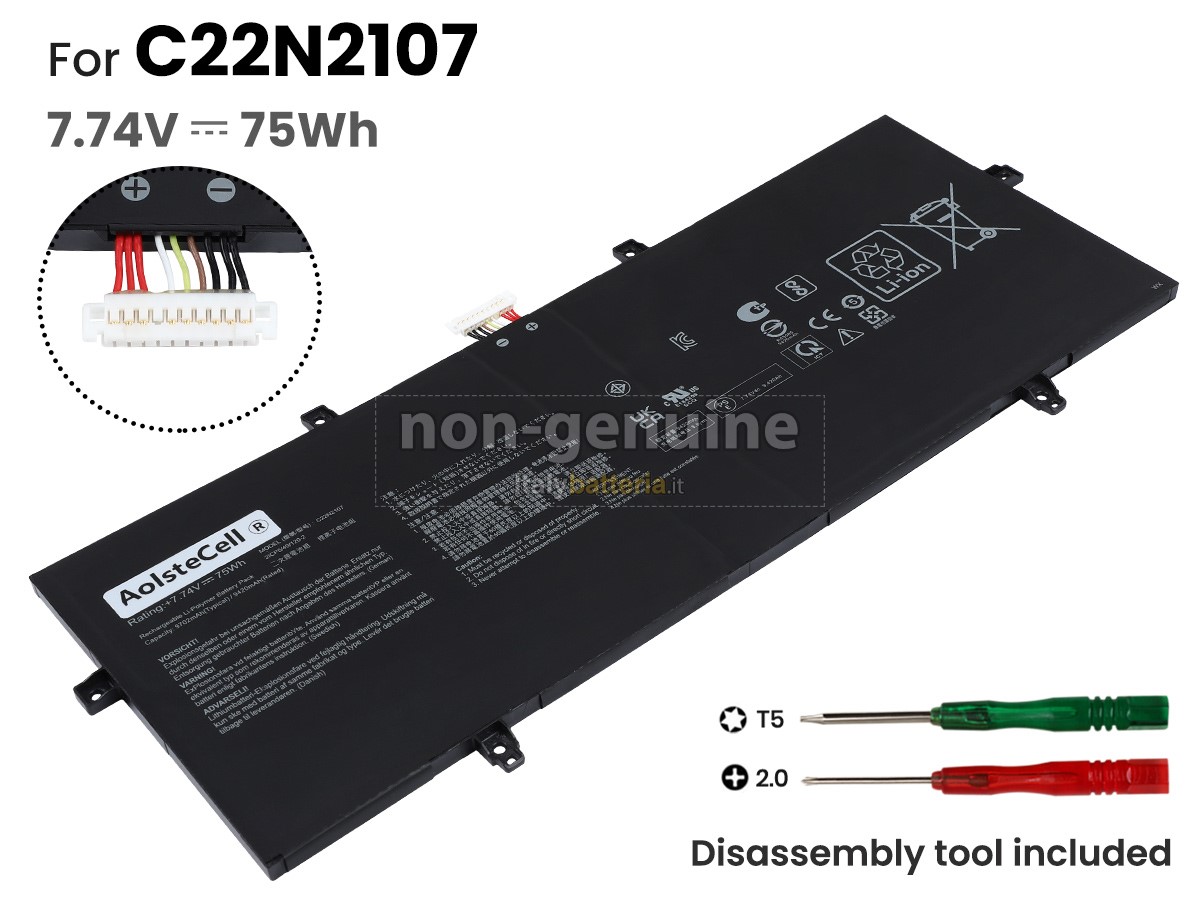Batteria per portatile Asus ZenBook 14 OLED UX3402ZA-OLED752
