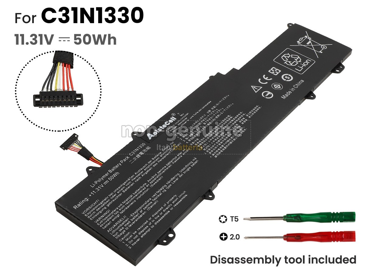 Batteria per portatile Asus ZenBook UX32LA-R3002H