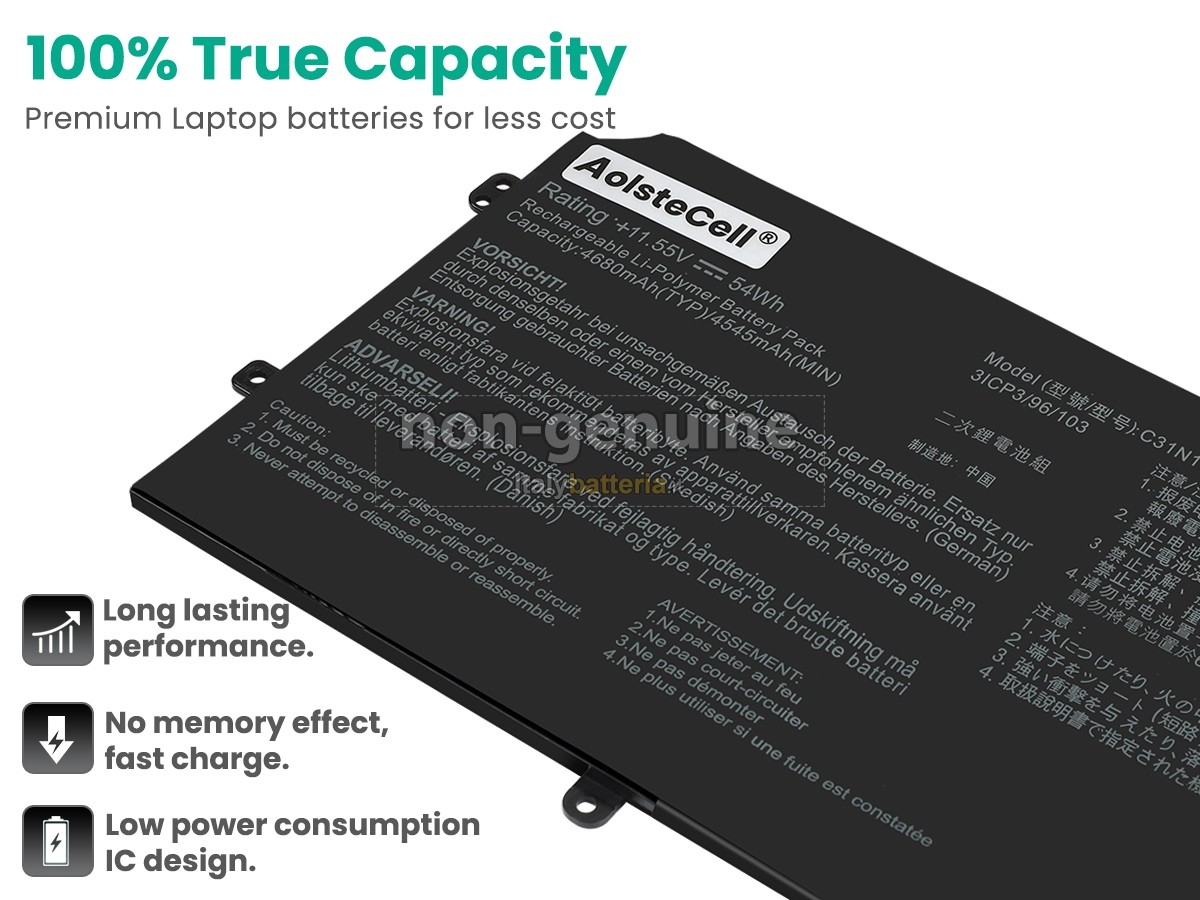 Batteria per Asus ZenBook Flip UX360CA-C4020T