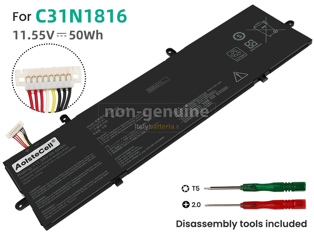 Batteria per Asus ZenBook Flip UX362FA-EL208R