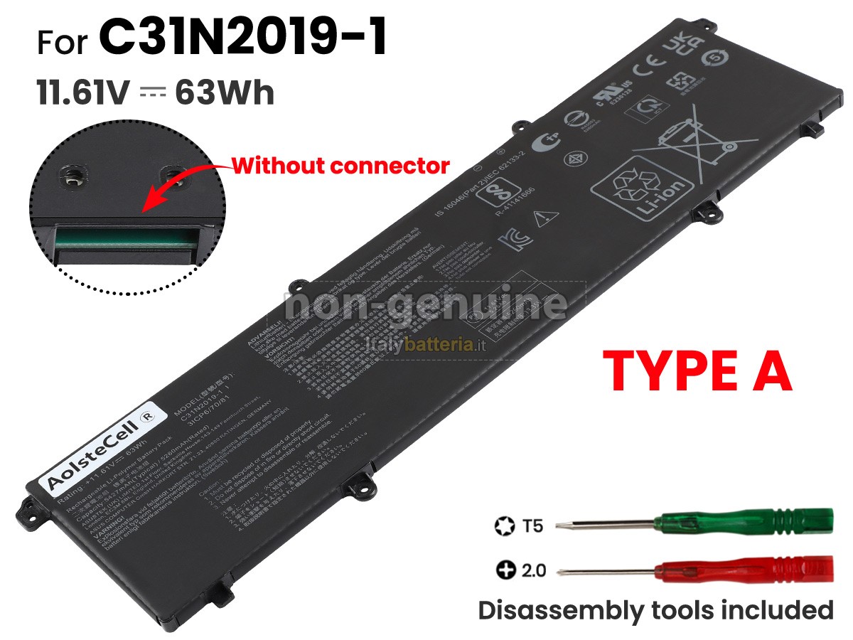 Batteria per Asus VivoBook Pro 15 OLED M3500QC