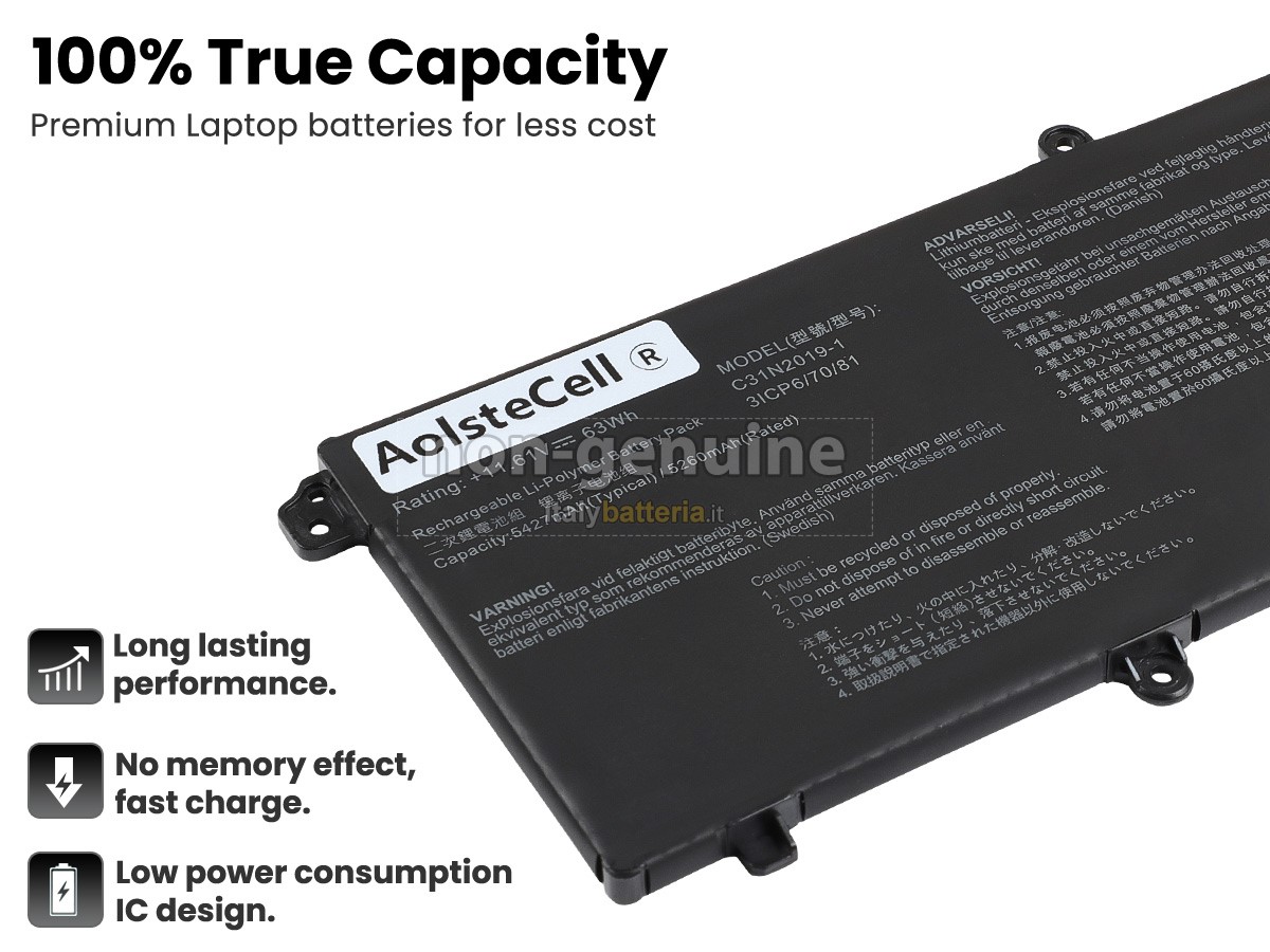 Batteria per Asus VivoBook Pro 15 OLED M3500QC