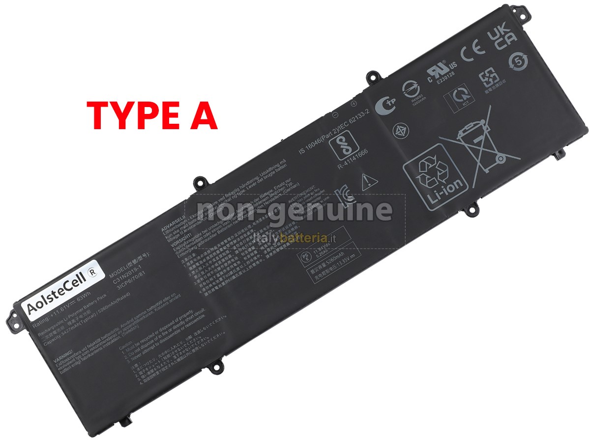 Batteria per Asus VivoBook Pro 15 OLED M3500QC