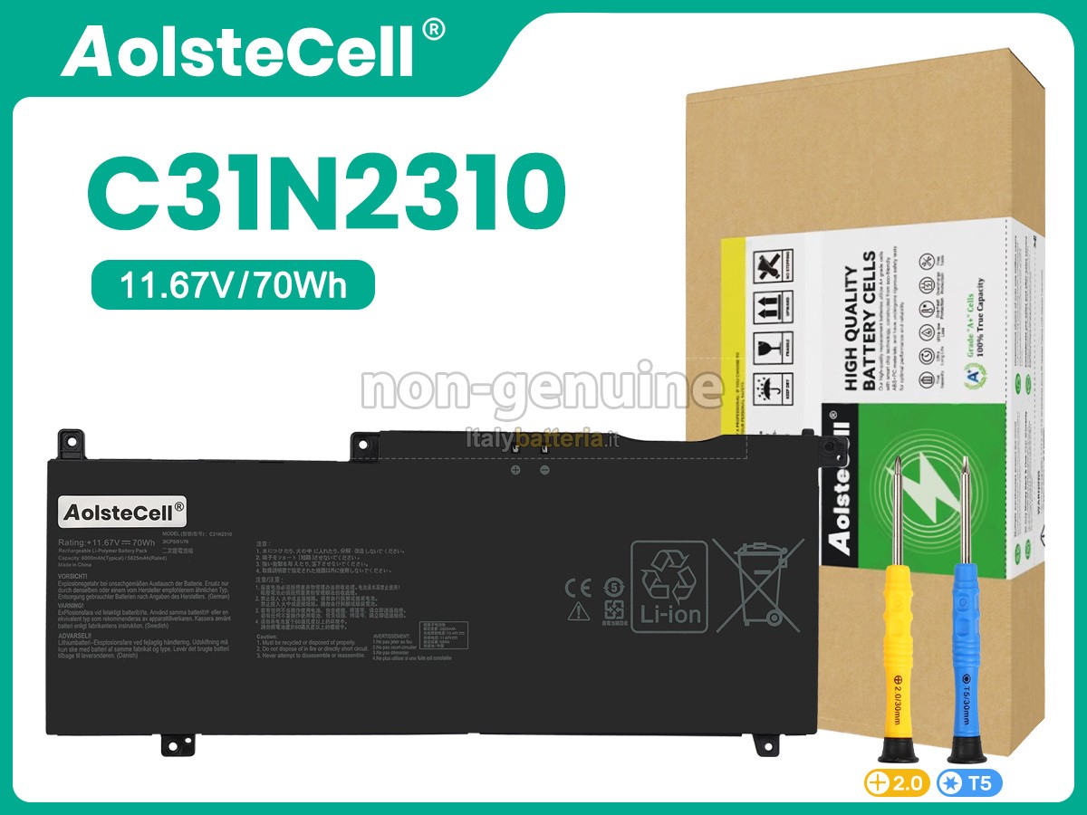 Batteria per Asus ProART PZ13 HT5306Q