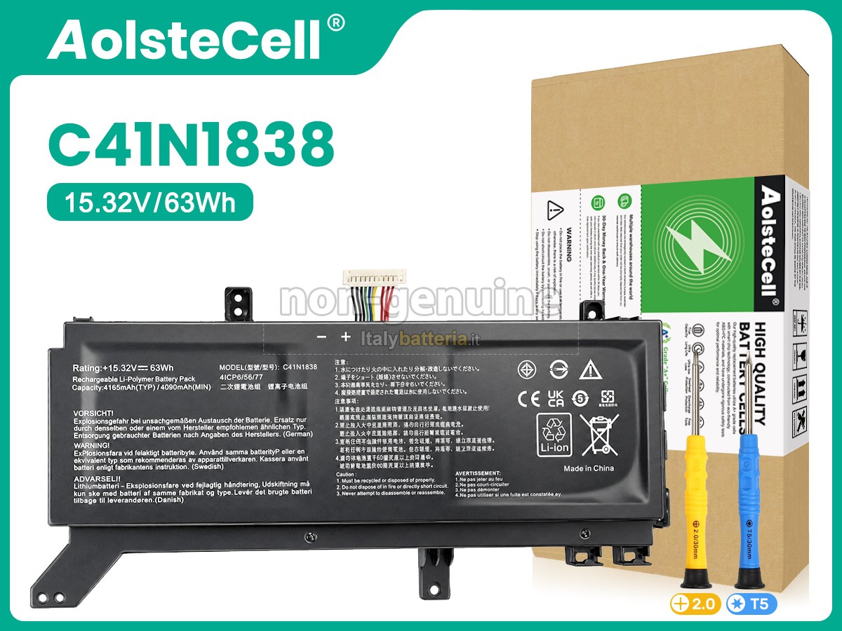 Batteria Asus ProART STUDIOBook Pro X W730G2T