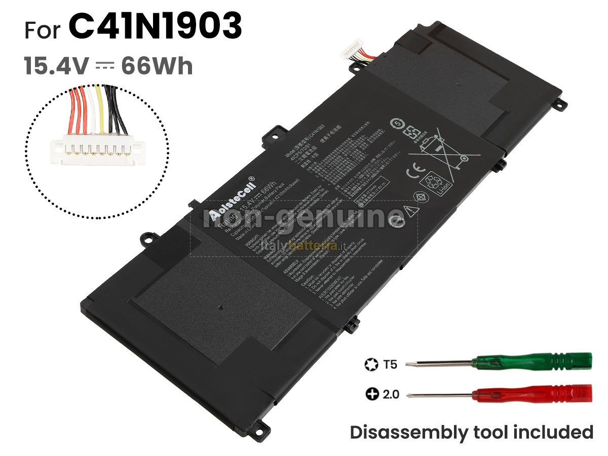 Batteria per portatile Asus EXPERTBook B9 B9450FA