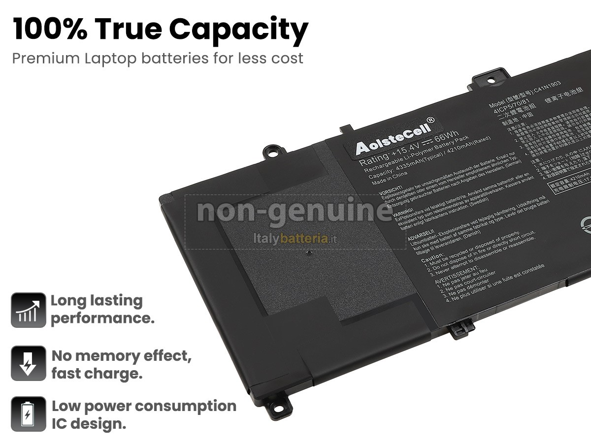 Batteria per portatile Asus EXPERTBook B9 B9450FA