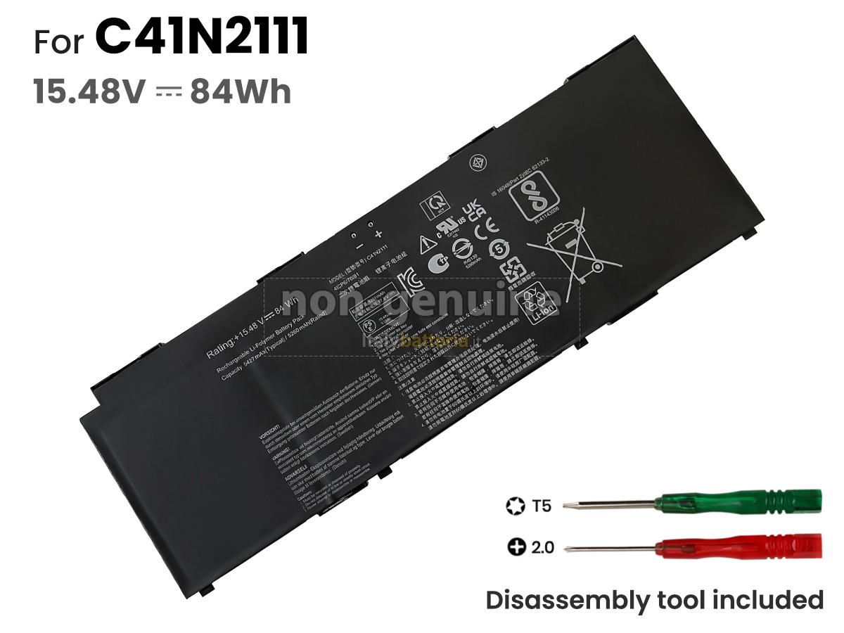Batteria per portatile Asus EXPERTBook B5 OLED B5602CVN