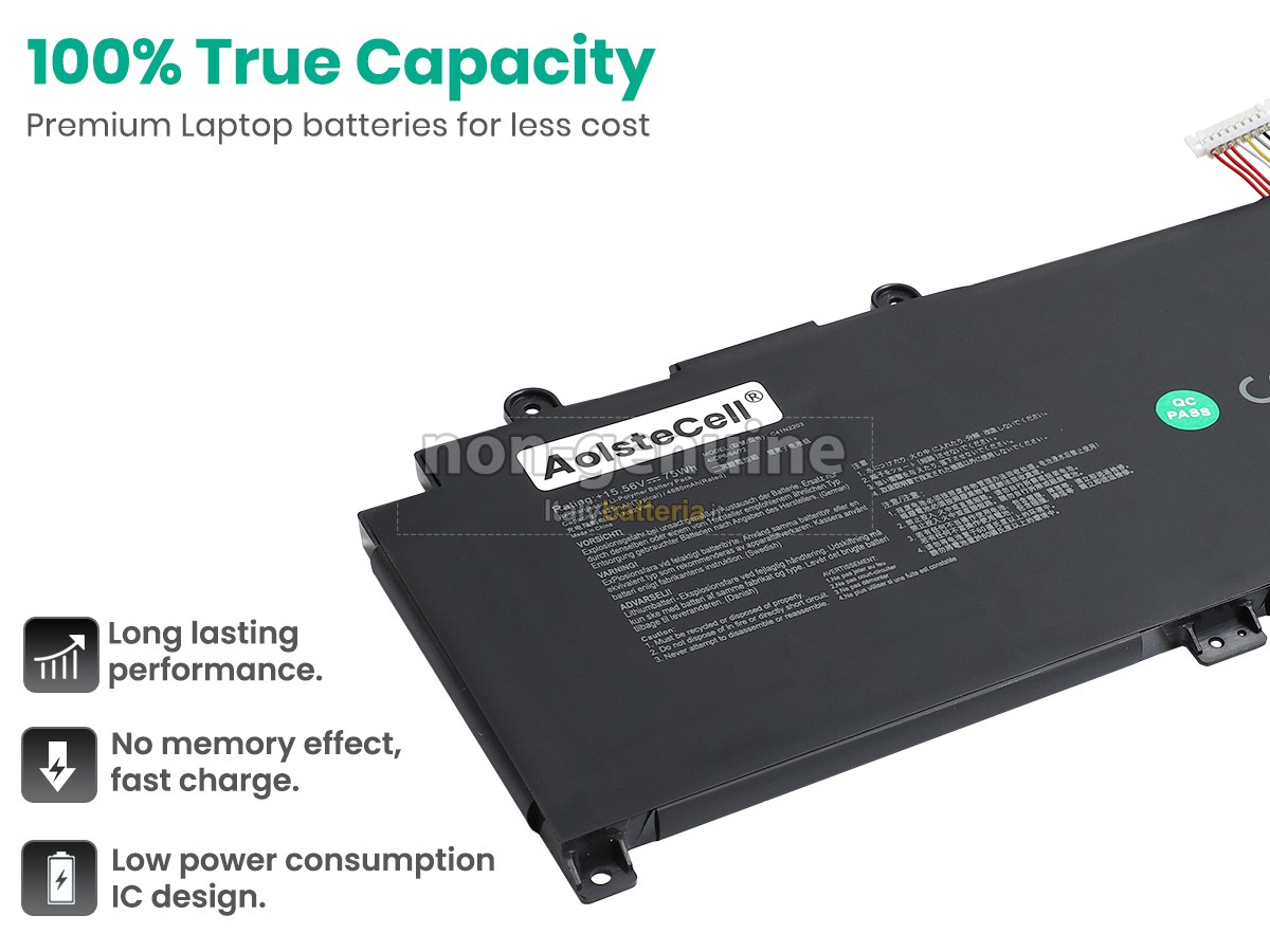 Batteria per Asus Rog FLOW X13 GV302XV-MU009W